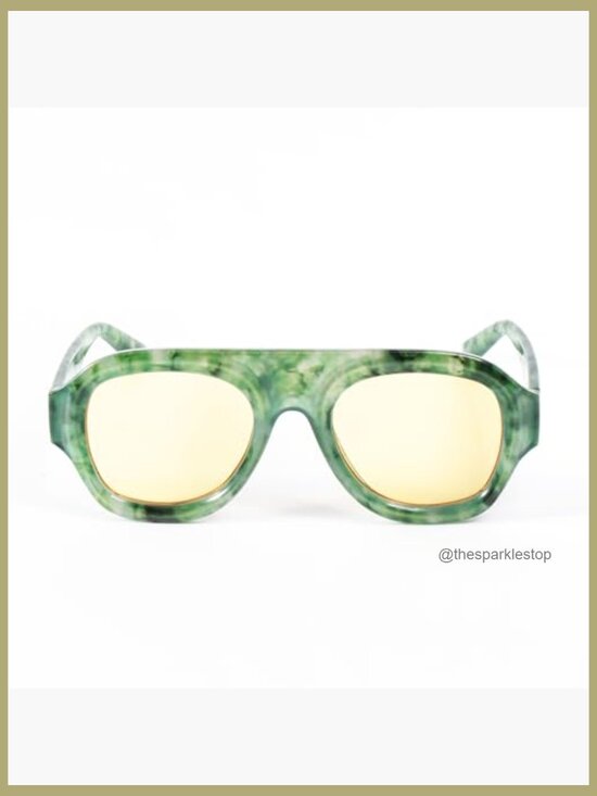 Plastic Retro Aviator Sunglasses Oversized Shield Fashion